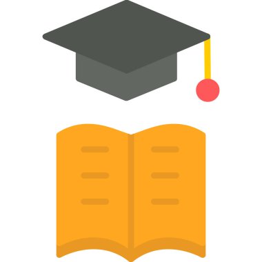 Düz biçimli kitap eğitimi bilgi simgesi