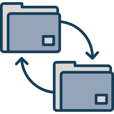 Dosya. Web simgesi basit illüstrasyon
