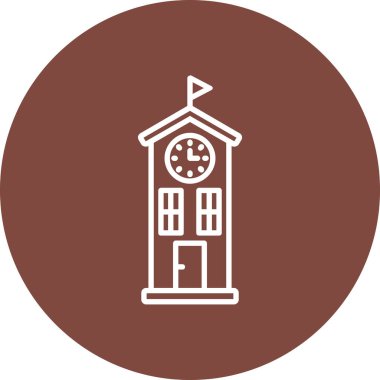 Ev. Web simgesi vektör illüstrasyonu