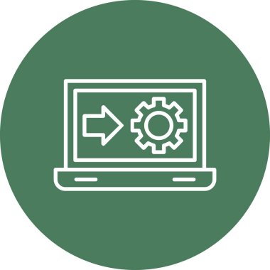 seo modern simgesinin vektör illüstrasyonu