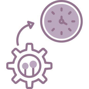 Teçhizat Web simgesi basit illüstrasyon