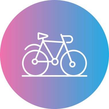 bisiklet ikonu vektör illüstrasyonu