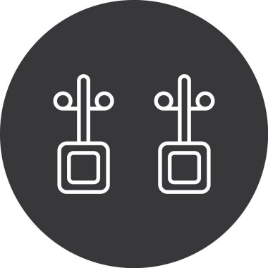 Modern simgenin vektör illüstrasyonu