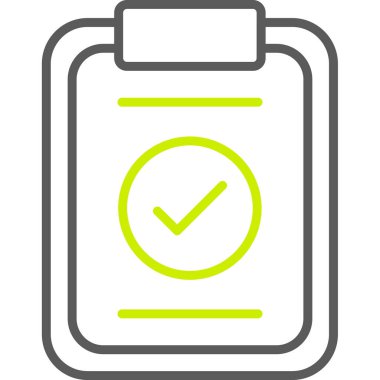 kutucuk simgesini işaretle, vektör illüstrasyonu