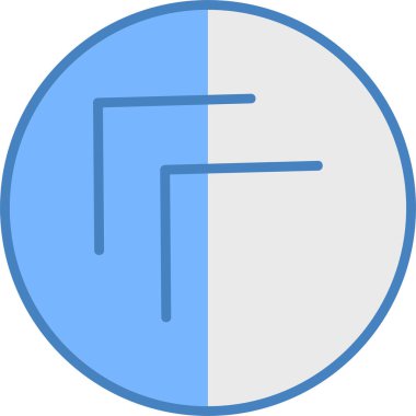 vektör çizim tek izole bayrak simgesi