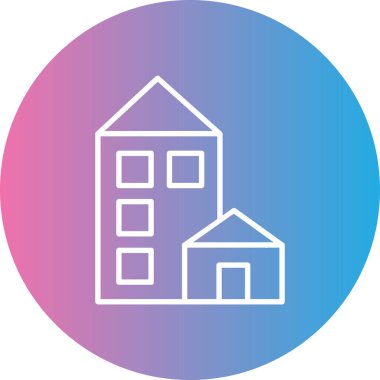 ev simgesi vektör illüstrasyonu