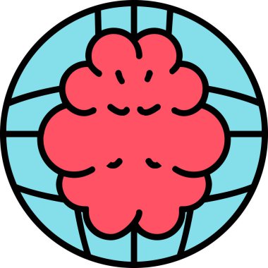 Çizgi film simgesinin vektör çizimi