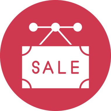 Bir alışveriş poşeti simgesinin vektör çizimi