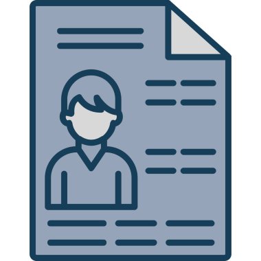 İnsan simgesinin vektör illüstrasyonu