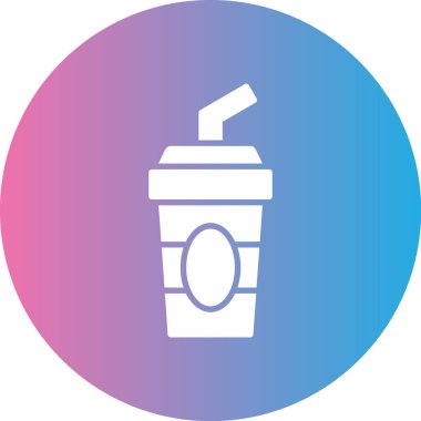 içecek simgesinin vektör illüstrasyonu