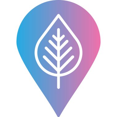 Harita konumu. Basit illüstrasyon