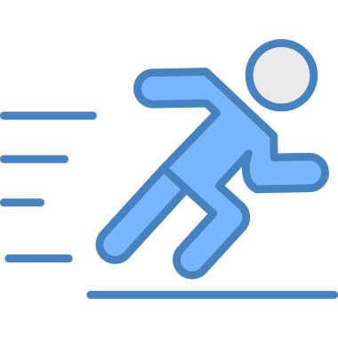 atlet koşucu simgesi