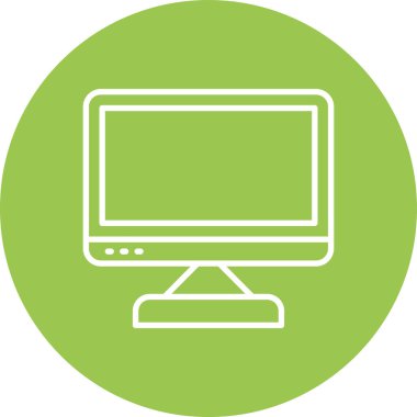 dizüstü bilgisayar simgesi, vektör illüstrasyonu