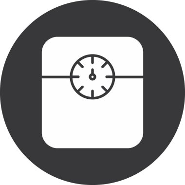 Modern saat simgesinin vektör illüstrasyonu