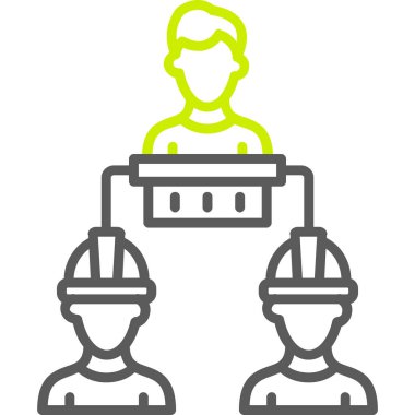 Modern simgenin vektör illüstrasyonu