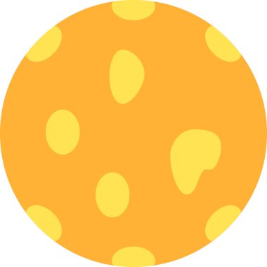 Paskalya yumurtası ikonu düz stil