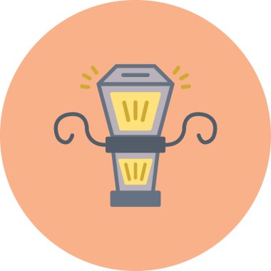 Lamba. Web simgesi basit tasarım