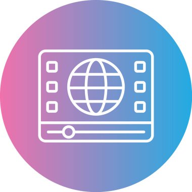 seo modern simgesinin vektör illüstrasyonu