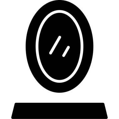 Tek bir kupa simgesinin vektör illüstrasyonu