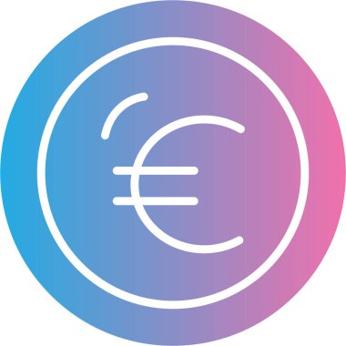 vektör euro simgesi illüstrasyonu
