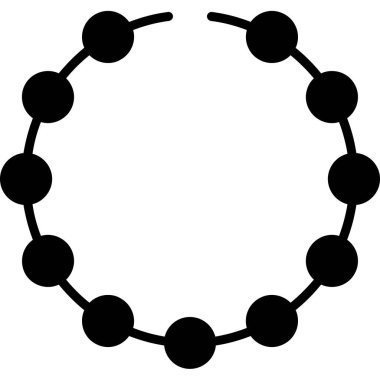 Molekül simgesi, basit illüstrasyon