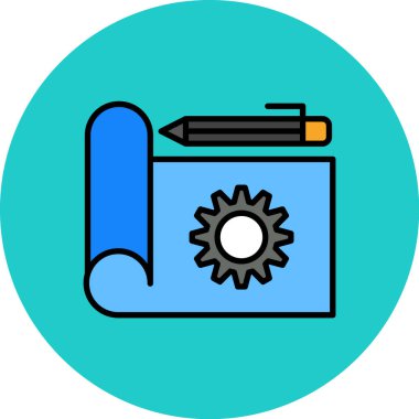 Bir kitabın vektör illüstrasyonu