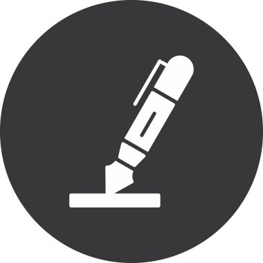 Modern simgenin vektör illüstrasyonu