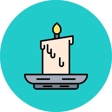 Vektör mumları, illüstrasyon