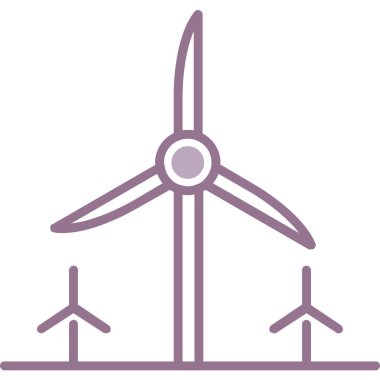 Rüzgar türbini simgesi, dış hat biçimi