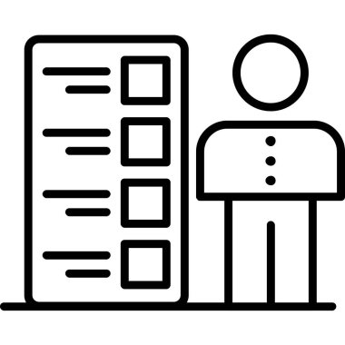 iş yönetimi vektör simgesi