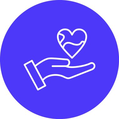 Vektör Kalp Simgesi illüstrasyonu