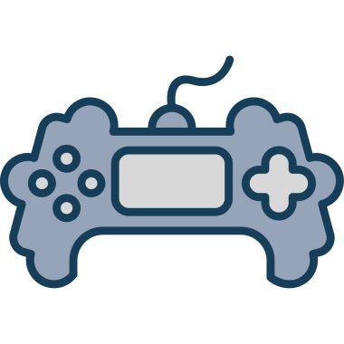 Oyun konsolu. Basit resimleme