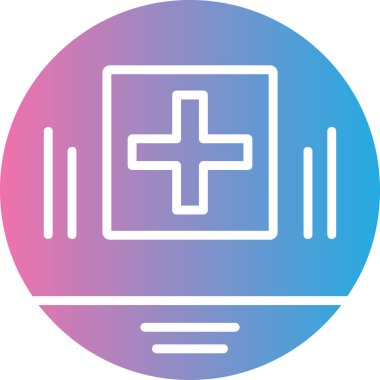 tıbbi simge vektör illüstrasyonu