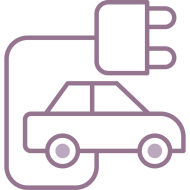 araba simgesi vektör illüstrasyonu