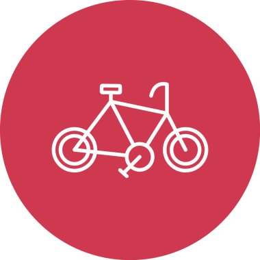 bisiklet ikonu vektör illüstrasyonu