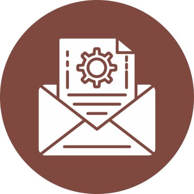 E-posta. Web simgesi basit illüstrasyon