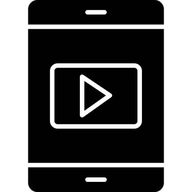 akıllı telefon vektör simgesi, modern biçim