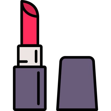 Ruj izi. Web simgesi basit illüstrasyon