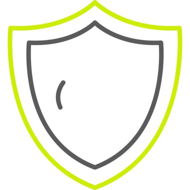 kalkan simgesi, vektör illüstrasyonu