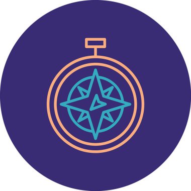 Pusula simgesi vektör resimlemesi