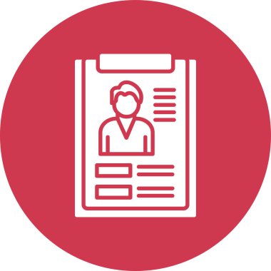 Gazete tutan kişinin vektör simgesi