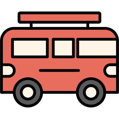 araba kampı turizm simgesi