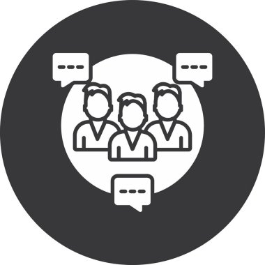 İş ve finans simgesinin vektör illüstrasyonu