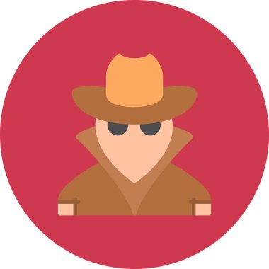 Şapka vektör simgesi olan adam