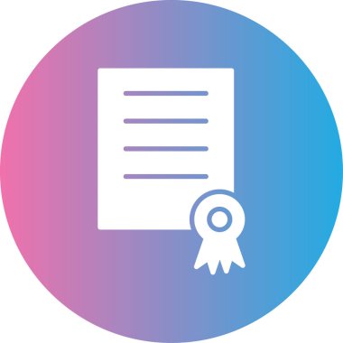 diploma. Web simgesi basit illüstrasyon