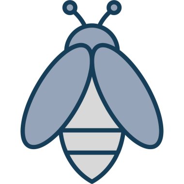 Böcek. Web simgesi basit illüstrasyon