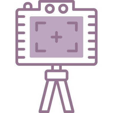 Kamera simgesi. Basit resimleme