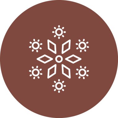 Noel ikonu. vektör illüstrasyonu