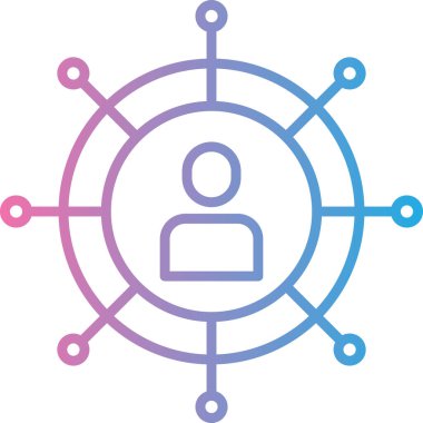 seo ve pazarlama simgesinin vektör illüstrasyonu