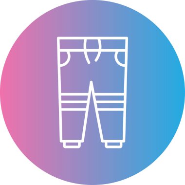 Modern kıyafet simgesinin vektör illüstrasyonu